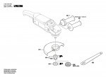 Bosch 3 603 C59 W06 Pws 1900 Angle Grinder 230 V / Eu Spare Parts